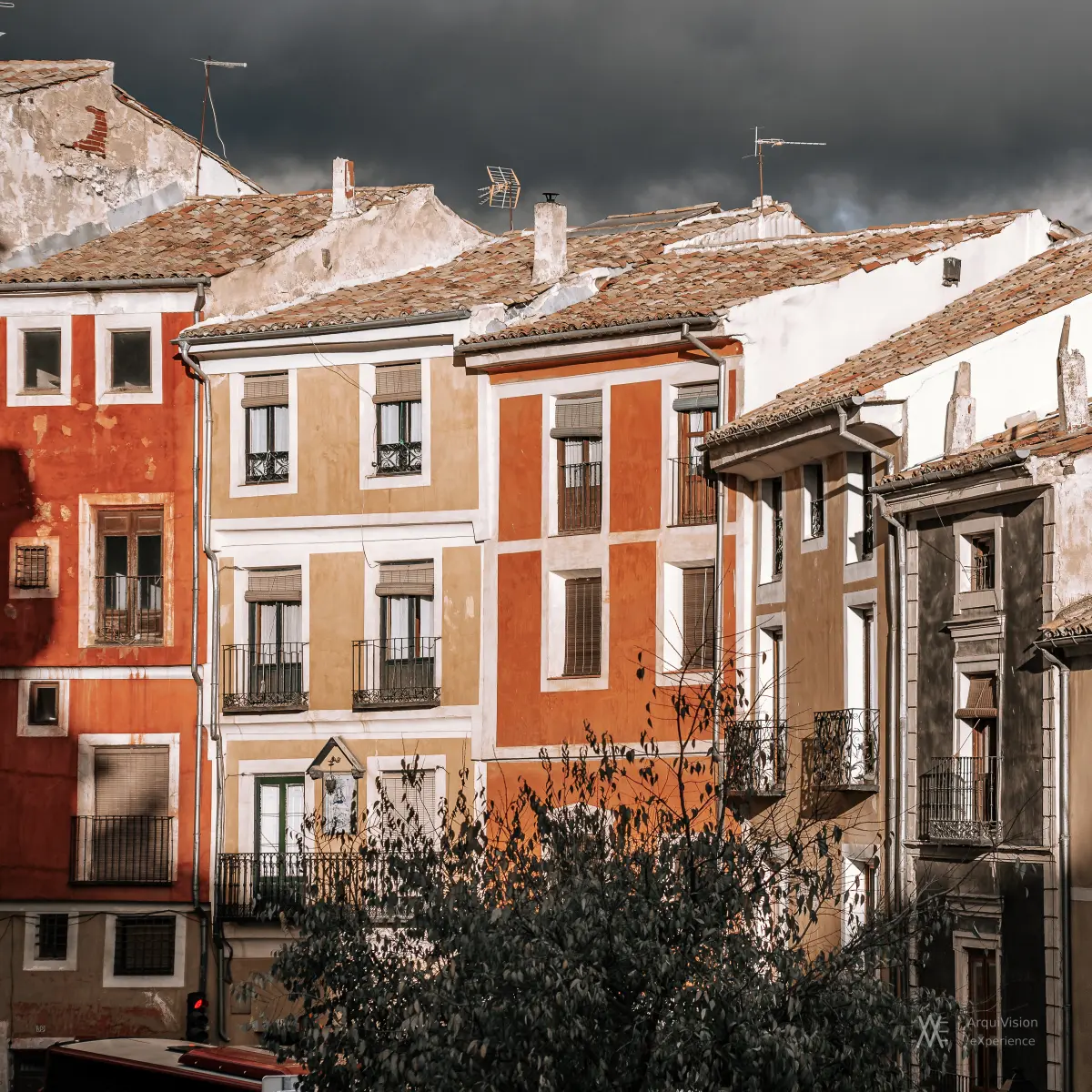 Casas del casco histórico de Cuenca